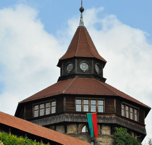 Dicker Turm mit Esslinger Fahne